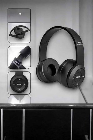 Kulak Üstü TF Kart ve AUX Destekli Ergonomik Bluetooth Kulaklık
