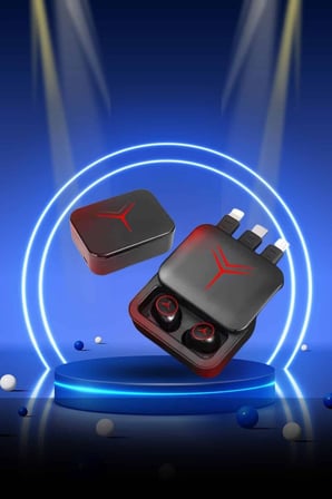 Powerbank Özellikli Bluetooth Kulaklık ve Nabız Ölçer Akıllı Saat Bileklik He