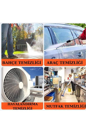 Şarjlı Ve Yüksek Basınçlı Oto Yıkama Makinesi Ve Sulama Tabancası Bahçe Yı