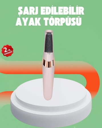 Elektrikli Ayak Törpüsü USB Şarjlı Nasır ve Kallus Giderici