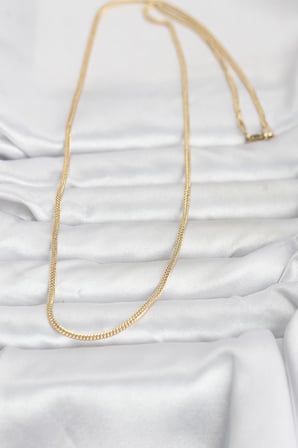 CM 14K Gold Renk Dolgun Zincir Model 60 cm Kadın Kolye 5886