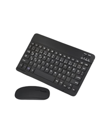 Kablosuz Bluetooth Klavye Mouse Seti Wireless Sessiz İnce Tasarım Çoklu Uyumlu