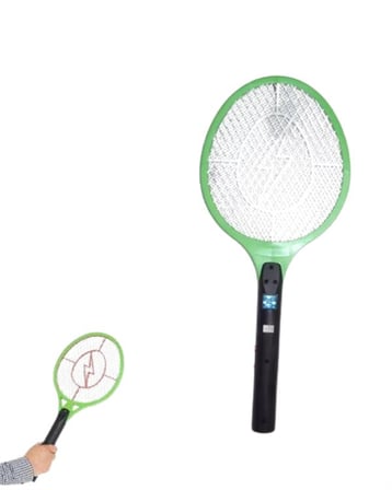 Hafif ve Ergonomik Elektronik Böcek Öldürücü – Güvenlik Koruması ile Pil Ko