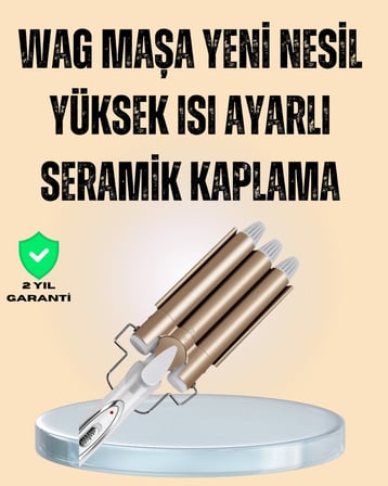 Ayarlanabilir Isılı Bukle Saç Maşası