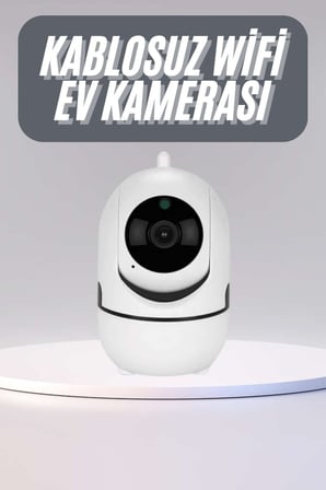 360° Full HD Akıllı Kamera Hareket Sensörlü Wifi Kamera Çocuk Güvenlik Kamera