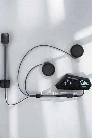 Kask Kulaklığı Motosiklet Intercom Interkom Dinleme Konuşma Özellikli Su Geçir