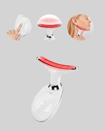 USB Şarjlı LED Işık Terapili Yüz Boyun Bakım Cihazı