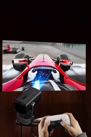 Taşınabilir Sinema Oyun Projektörü Akıllı Projeksiyon Android 11