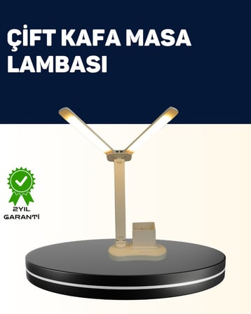 Ayarlanabilir Kısılabilir LED Masa Lambası | Entegre Kalemlik ve Telefon Tutucu ?