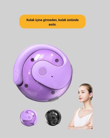 S05 Kablosuz Kulaklık – Küçük Kulak Yapılarına Uygun Kayma Yapmayan Tasarım