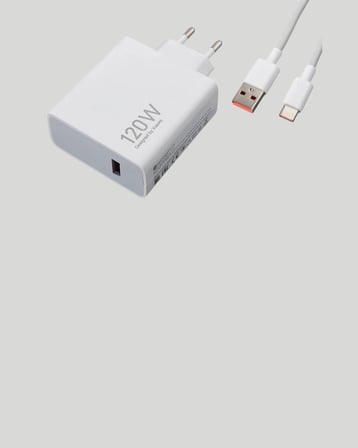 120W Mi Turbo Akıllı Tanıma Çipli Hızlı Şarj Cihazı Taşınabilir ve Dayanı