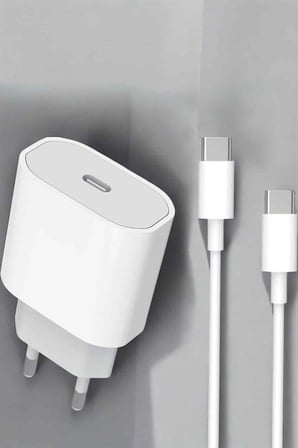 Güç Adaptörü ve Kablosu Şarj Aleti 15/15 Pro Max Uyumlu Hızlı Şarj
