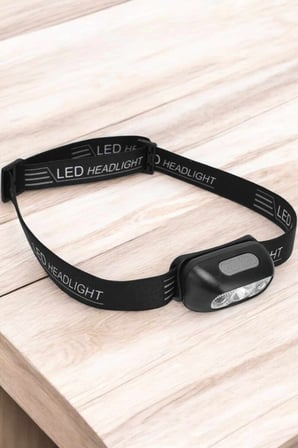 Kafa Lambası Kamp Lambası Led Işık Şarjlı Ayarlanabilir