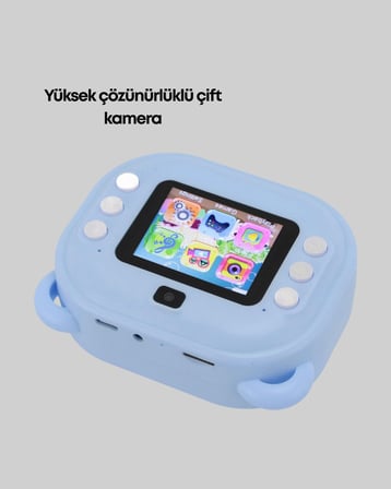 Termal Baskı Teknolojili Anında Fotoğraf Kamerası – 24MP Çift Lens 32GB Hafı