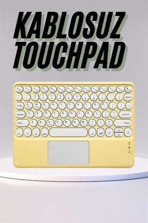 Profesyonel Wifi Q Klavye Bluetooth Klavye Touchpad 10.8 Inç