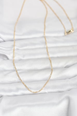 CM 14K Gold Renk 60 cm Zincirli Kadın Kolye 5886