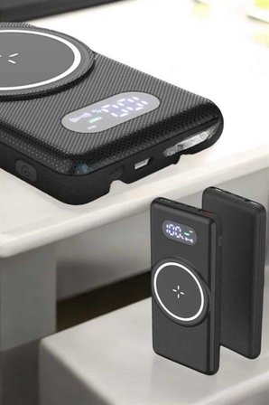 Powerbank Taşınabilir 10.000 Mah Hızlı Şarj Dijital Göstergeli
