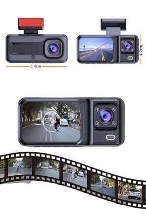 2 İnç Araç İçi Kameralı Ekran 1080P Full HD Kaliteli Hafıza Kart Destekli