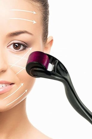 Derma Roller Titanyum Uçlu 540 İğneli 1 Mm Saç Sakal Çıkarma Ve Cilt Bakım Ma