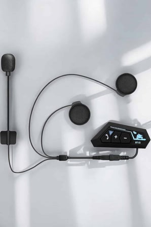 Kask Kulaklığı Motosiklet Intercom Interkom Dinleme Konuşma Özellikli Su Geçir
