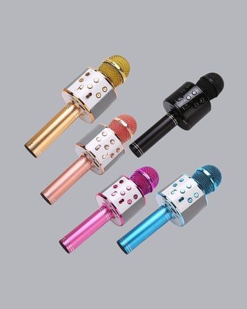 Bluetooth Karaoke Mikrofon – Yüksek Ses Kalitesi Yankı Efektli Uzun Ömürlü Pi