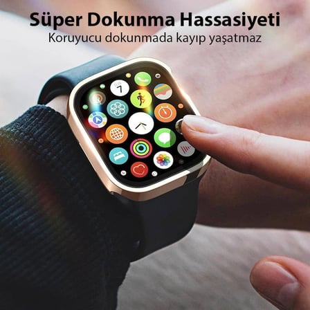 Dux Ducis Hamo Series Apple Watch 45mm için Hard PC Full Koruma Sert Armor Zırh K?