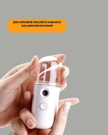Mini Şarjlı Buhar Nemlendirici – Taşınabilir Enerji Tasarruflu Kablosuz Kullan