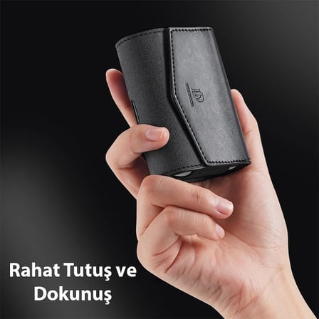 Dux Ducis Mix Series Apple Uyumlu Airpods 3 için Premium Mıknatıslı Deri Kılıf-(5775)