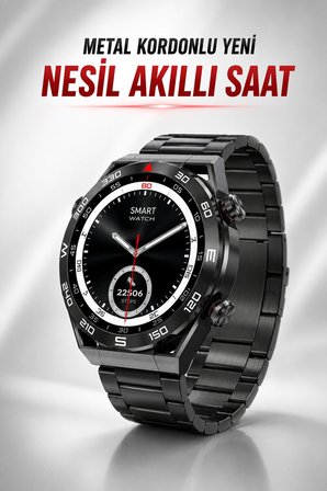 Akıllı Saat Yeni Nesil Bluetooth Bağlantılı Uyku ve Sağlık Takibi NFC ve GPS