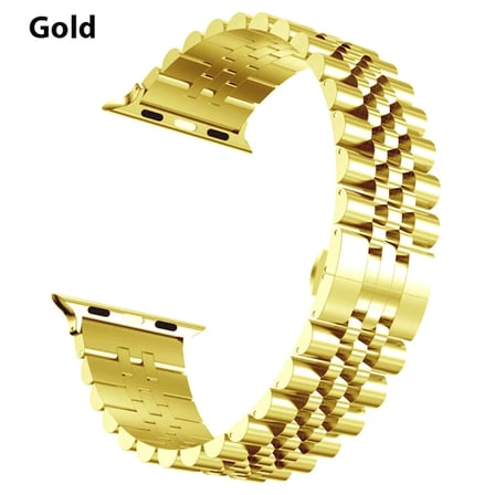 Ally Apple Uyumlu Watch 7-8 41mm 6-5-4 40mm Kayış Kordon Paslanmaz Çelik 3-2-1 38mm-(577