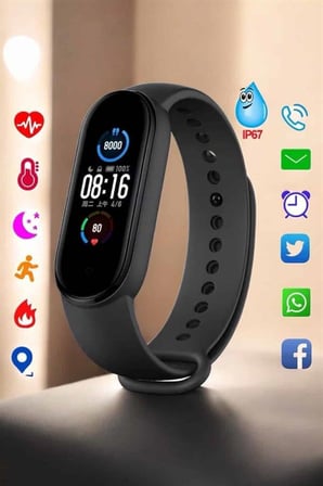 Akıllı Bileklik Fitness ve Sağlık İçin Akıllı Bileklik Adım Sayar Kalp Atı