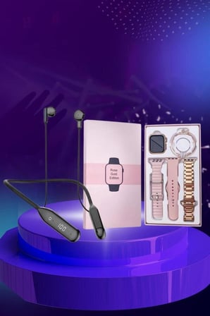 Kablolu Bluetooth Kulaklık ve Kadınlara Özel Bileklik Hediyeli Yeni Nesil Akıll?