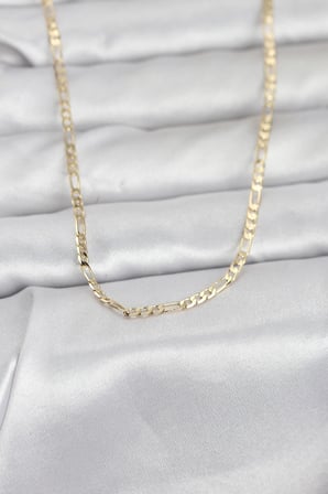CM 14K Gold Renk İnce Kuşgözü Zincir Model 60 cm Kadın Kolye 5886