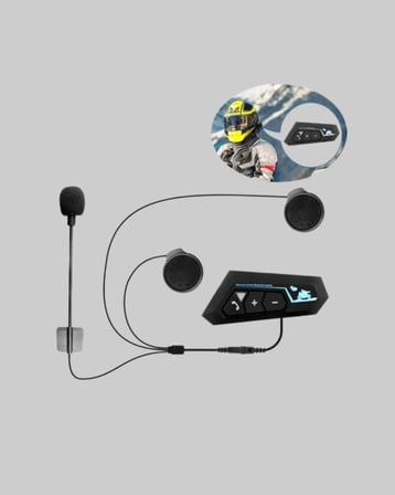 BT22 Kask Bluetooth Kulaklık 5.0 Gürültü Engelleyici ve Eller Serbest Kullanım