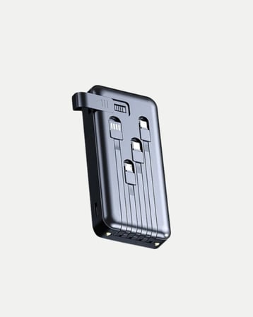 Powerbank 20000 mAh LED Fenerli ve Çoklu Güvenlik Korumasına Sahip