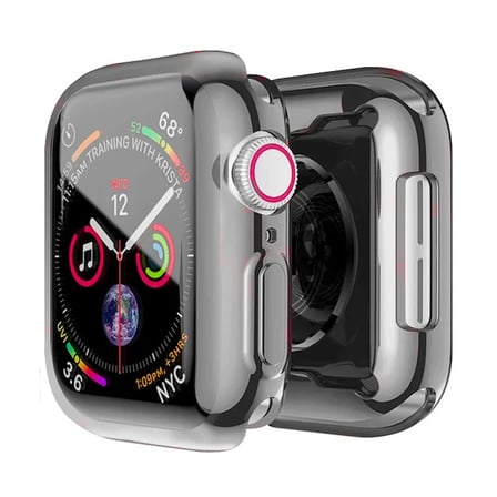 ALLY Apple Watch 7-8 41mm 360 Koruma Ultra Slim Silikon Kılıf-(5775)