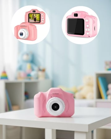 HD Mini Dijital Kamera Video ve Fotoğraf Çekim Özellikli Şarjlı Taşınabilir K