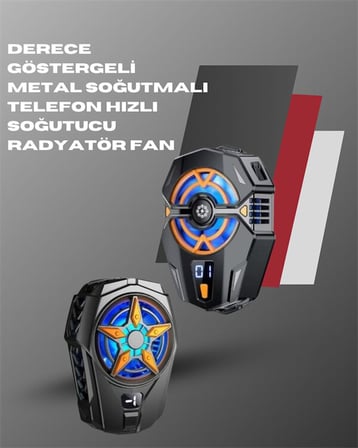 Ergonomik Telefon Soğutucu – 2 Hız Ayarı Hafif ve Taşınabilir
