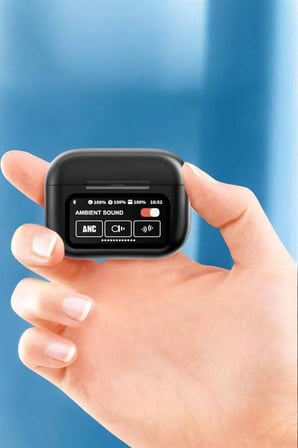 Bluetooth Kulaklık Kablosuz Ekranlı ANC/ENC Destekli Dokunmatik