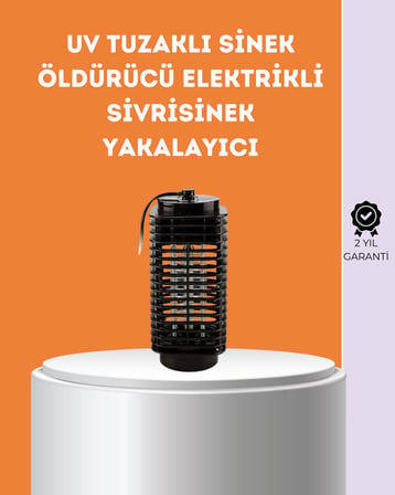 Kimyasal İçermeyen UV Işıklı Böcek ve Sivrisinek Kapanı – Güvenli Kullanı