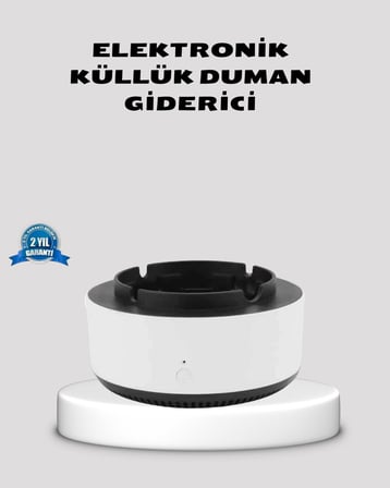 Hava Temizleyici Küllük – Sigara Dumanı Filtreli Sessiz Çalışan Şık Tasar?