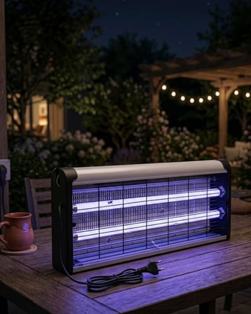 UV Işıklı Elektrikli Sinek Savar 10W Sessiz Haşere Öldürücü Lamba