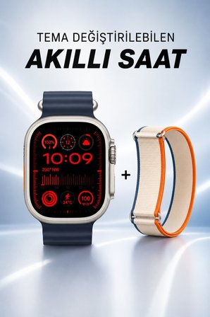 Akıllı Saat Yeni Nesil Sesli Asistan Uyku ve Sağlık Takibi Adımsayar