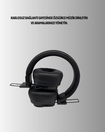 Katlanabilir Tasarımlı Taşınabilir Kablosuz Müzik Kulaklığı