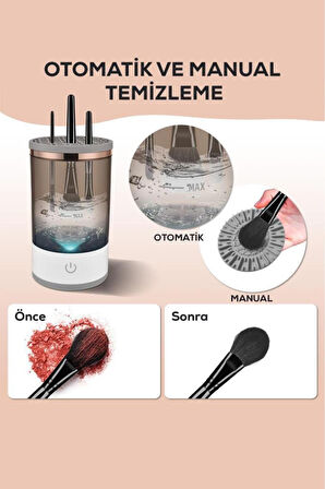 Otomatik Makyaj Fırçası Temizleme Makinesi
