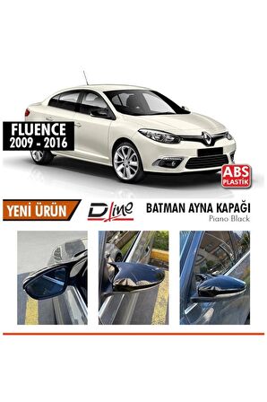 Renault Fluence Yarasa Siyah Ayna Kapağı