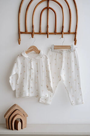 Müslin Pijama Takımı  | Daisy Leaves