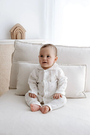 Müslin Pijama Takımı  | Daisy Leaves