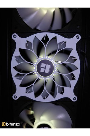Lotus Desenli 120x120 Mm Oyun PC Aksesuarı, Masaüstü Bilgisayar Fan Kapağı