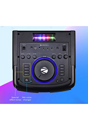 BÜYÜK BOY KABLOSUZ HOPARLÖR 200W ÇİFT KABLOSUZ MİKROFONLU KARAOKE BLUETOOTH SPEAKER ŞARJLI PARTYBOX